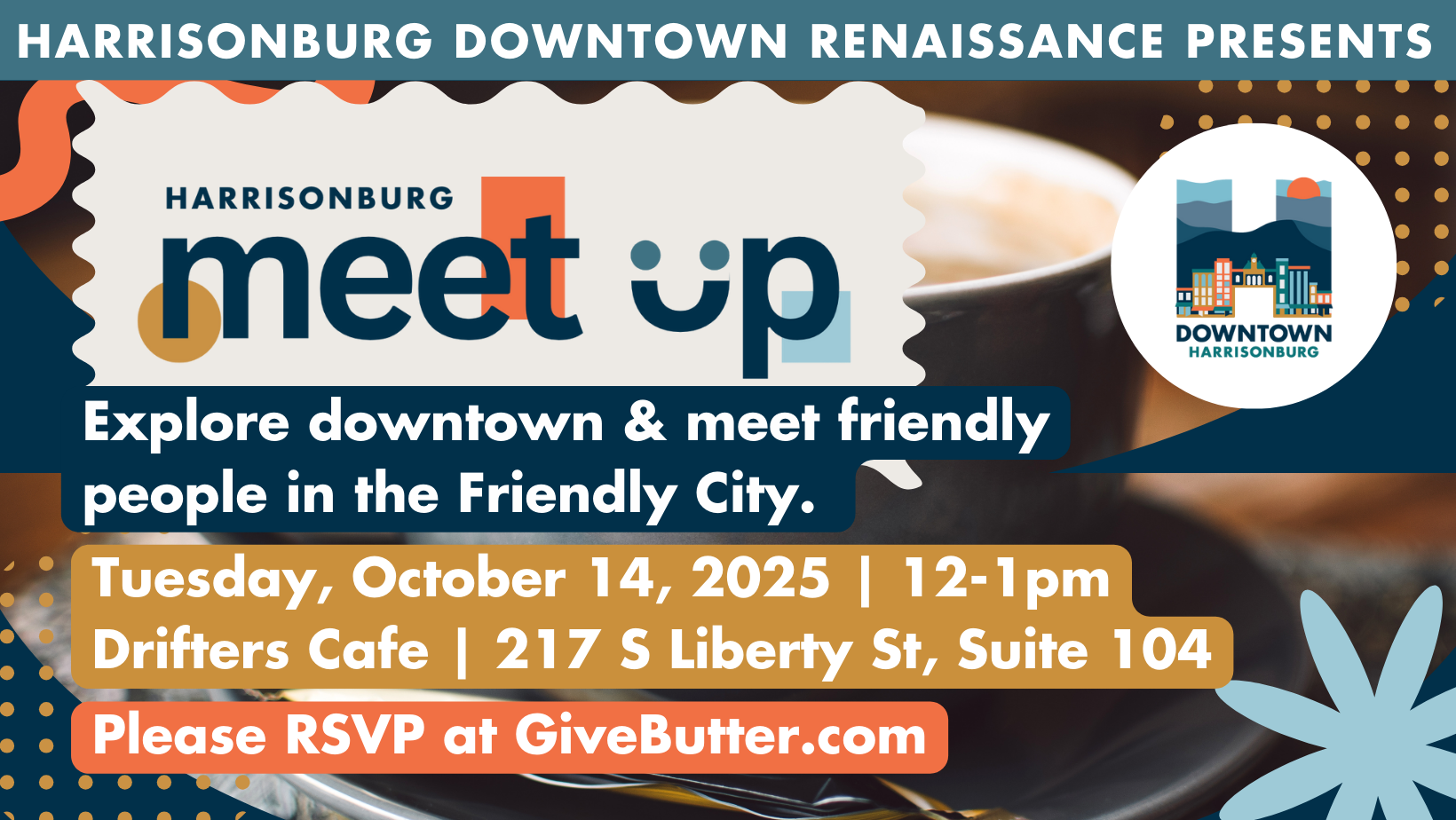 Campaign cover image for Harrisonburg Meet Up at Drifters Cafe