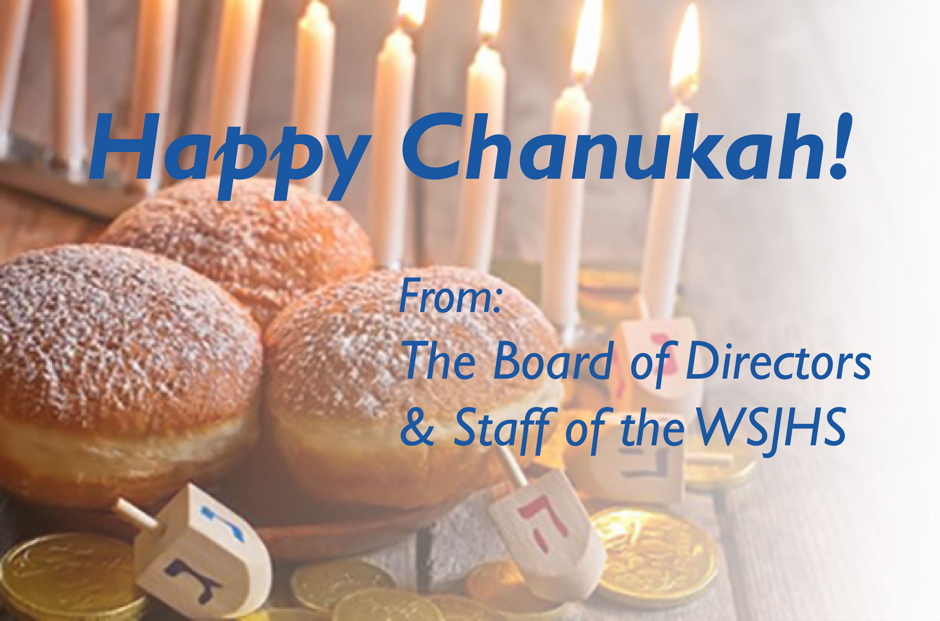 Campaign cover image for WSJHS Special End of Year Hanukkah Giving Campaign