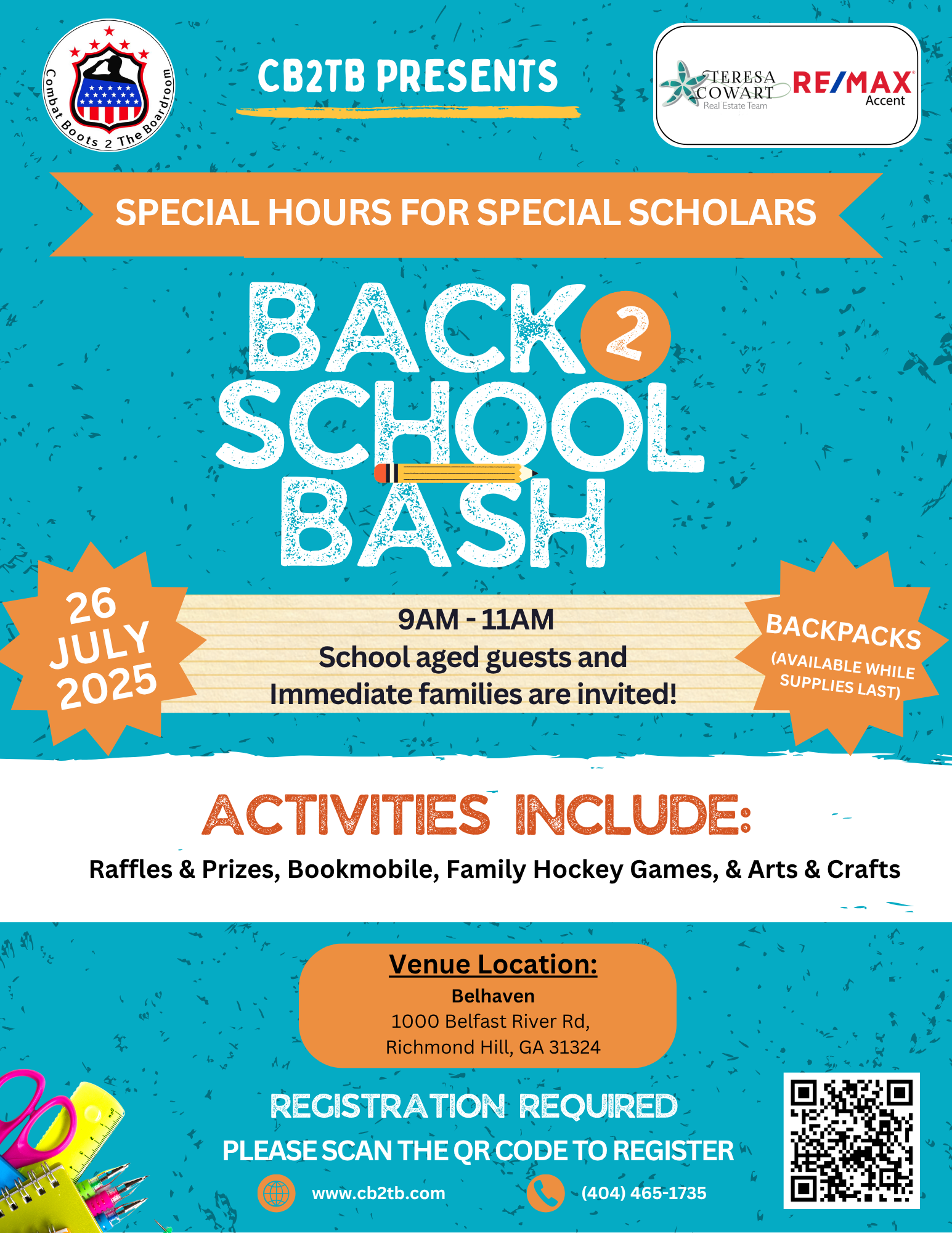 Campaign cover image for CB2TB's Back 2 School Bash - Special Needs Honorees