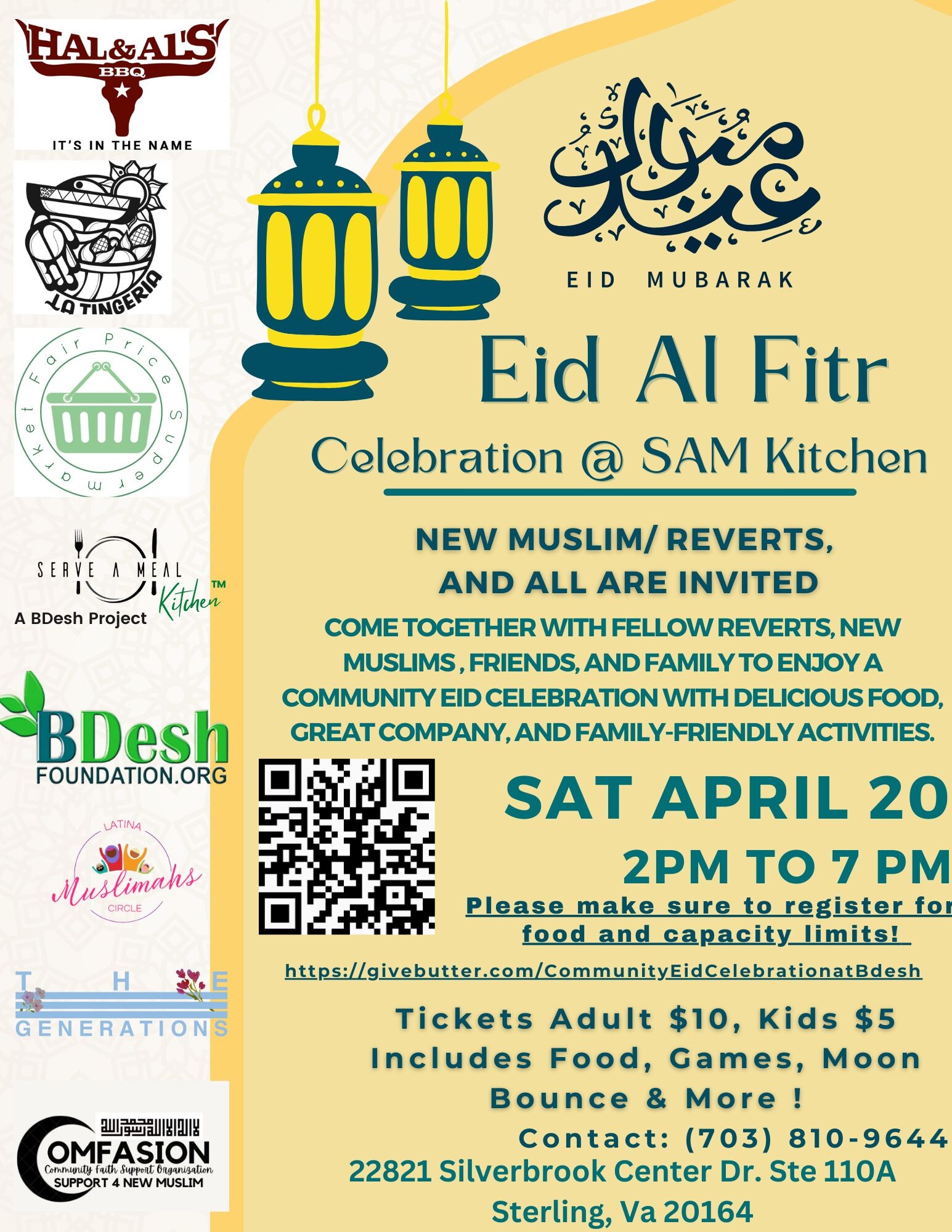Campaign cover image for Community EID celebration @ SAM Kitchen
