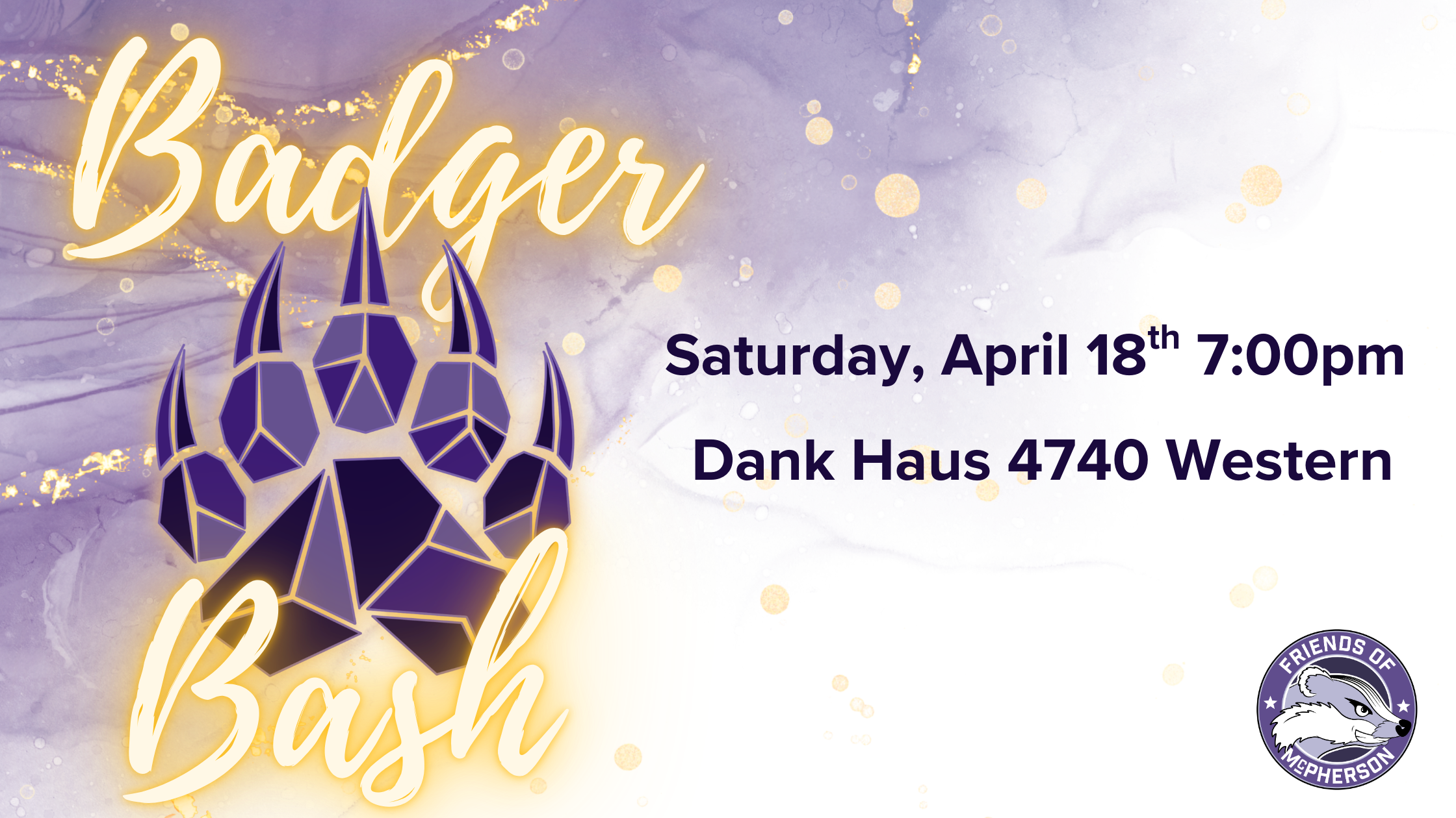 Campaign cover image for Badger Bash 2026