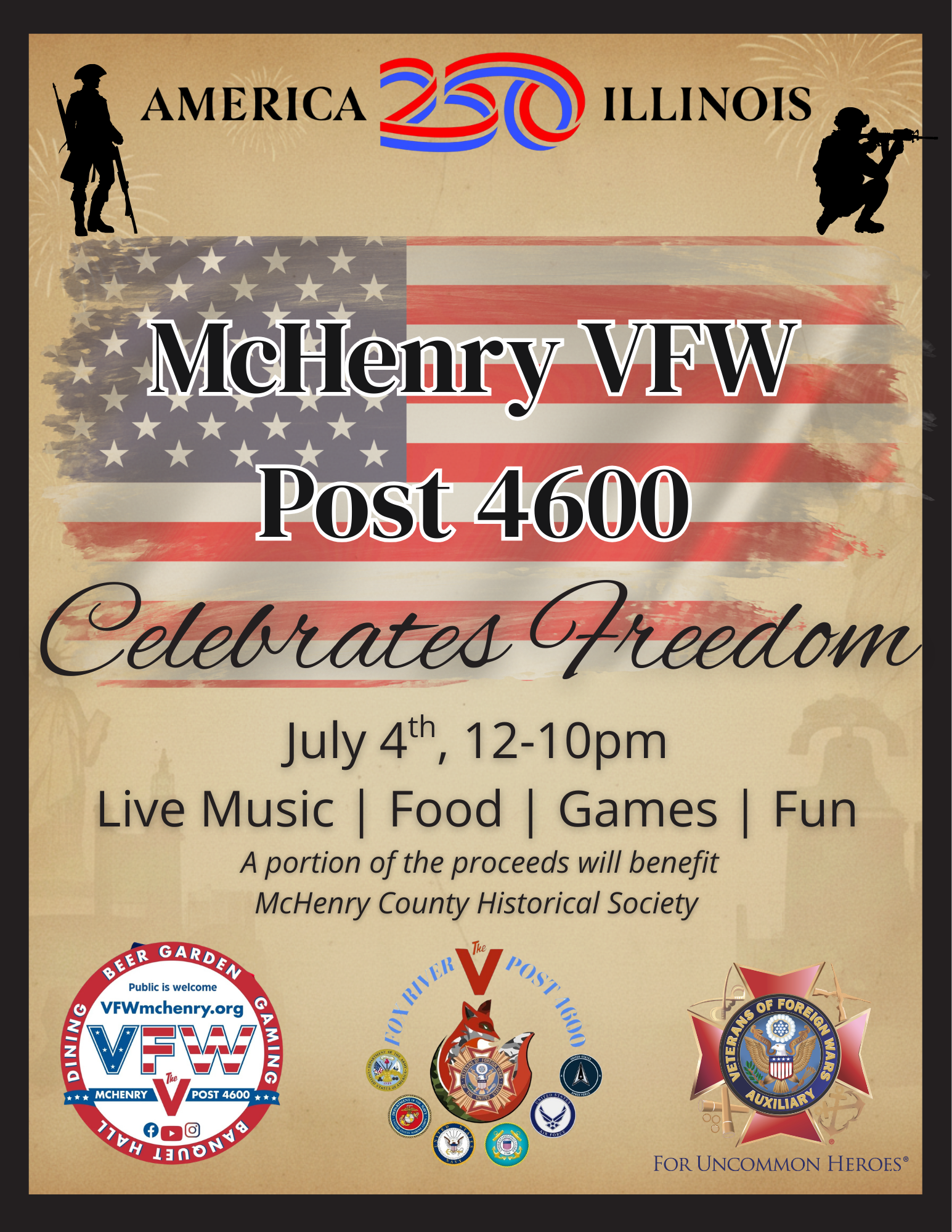 Campaign cover image for McHenry VFW Celebrates 250