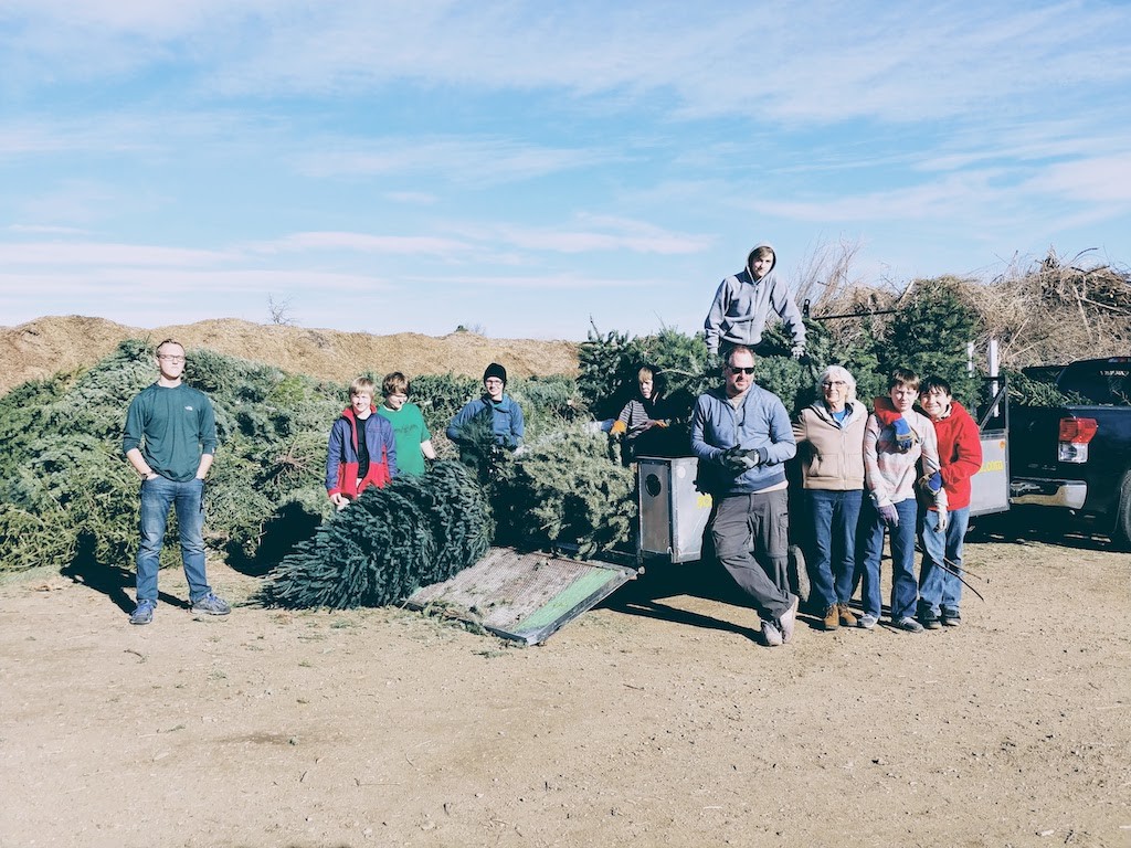 Scouting Troops 278 & 575 Christmas Tree Recycling
