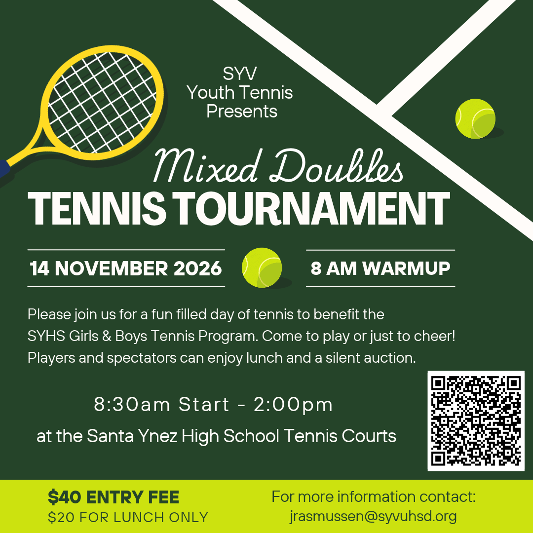 Campaign cover image for SY Youth Tennis 2026 Mixed Doubles Tournament Fundraiser