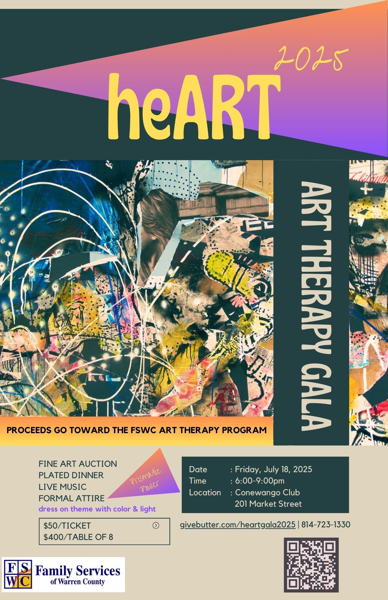 Campaign cover image for heART Art Therapy Gala 2025