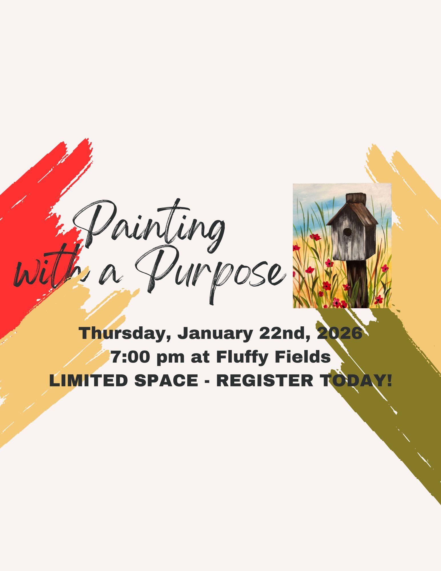 Campaign cover image for Painting With A Purpose January 22nd 2026