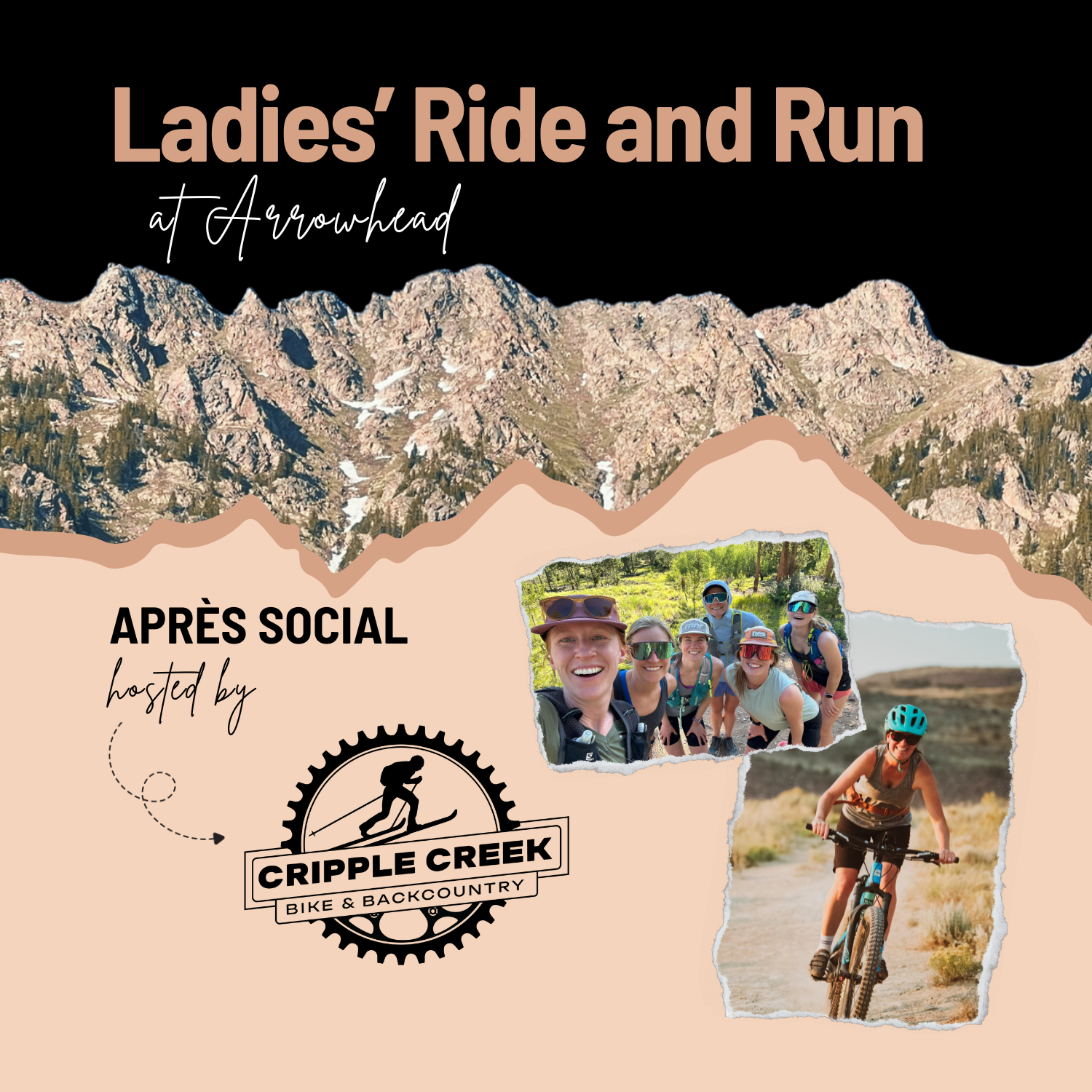 Campaign cover image for 8/13 Arrowhead Ladies' Ride + Run with Gore Range Gravity Alliance