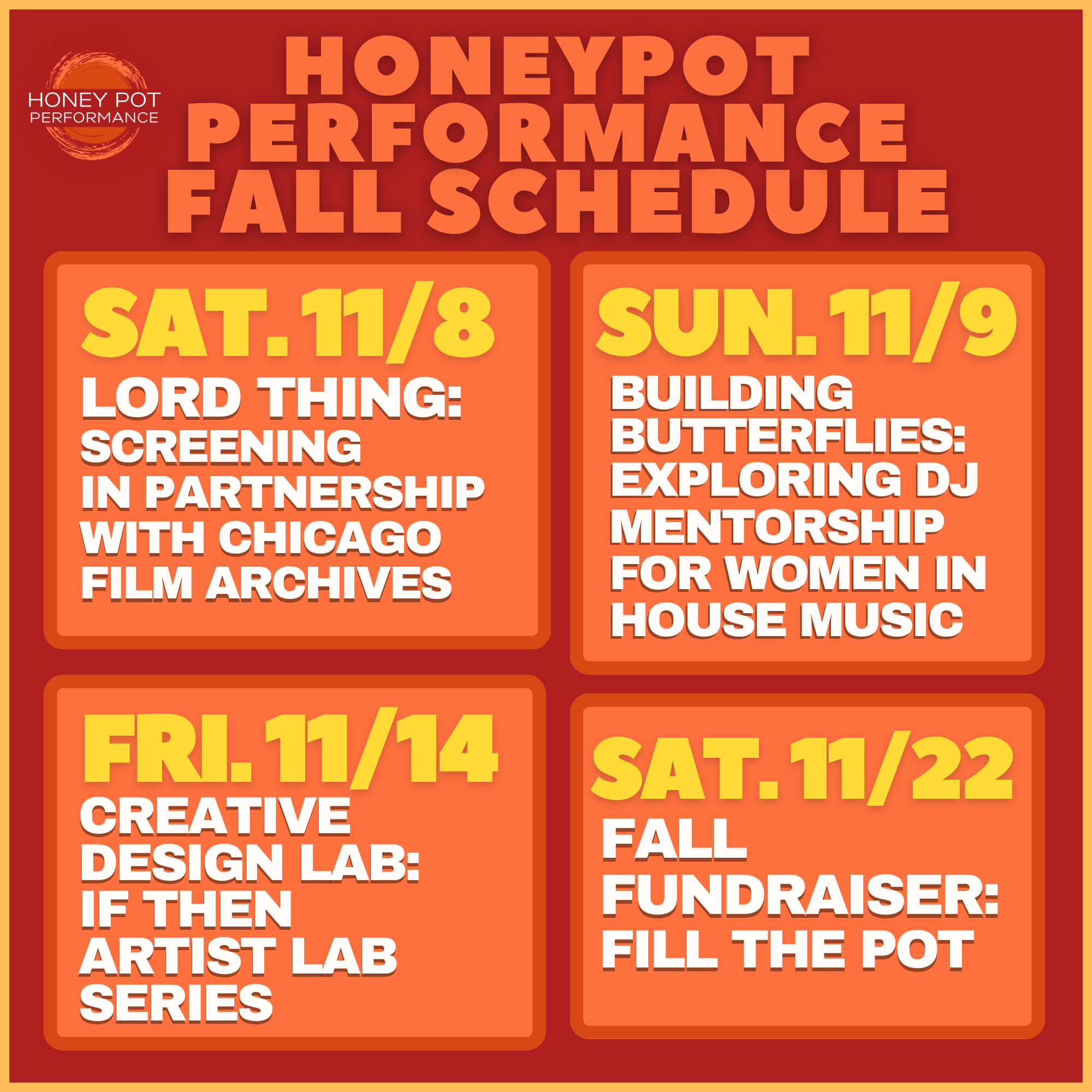 Campaign cover image for Honey Pot Performance's Fall 2025 Programs