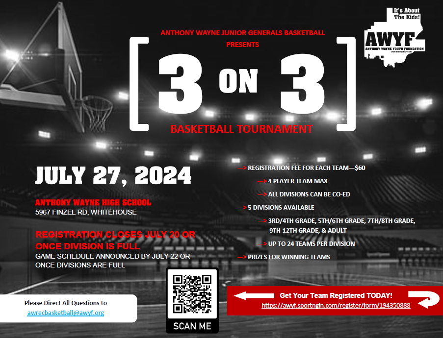 Campaign cover image for 2024 AWJRGBB 3v3 Basketball Tournament