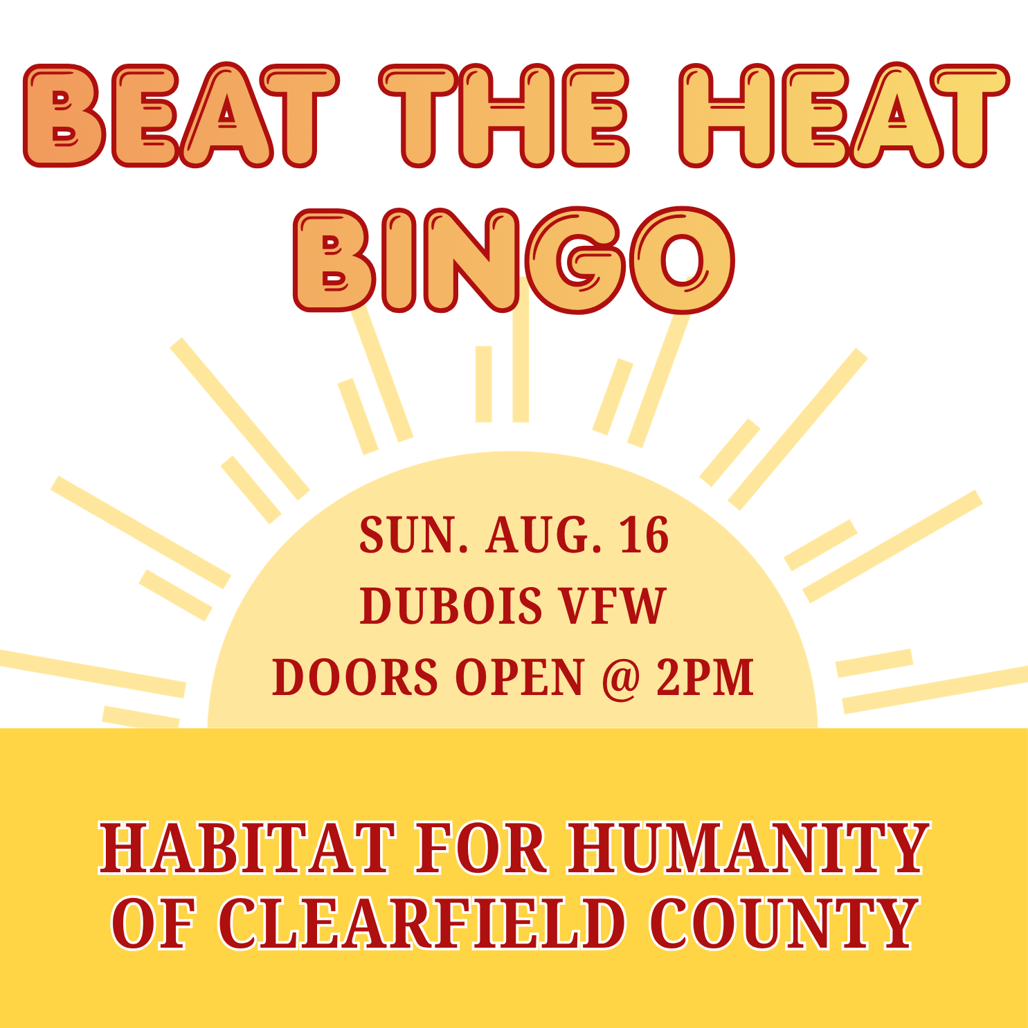 Campaign cover image for Beat the Heat BINGO