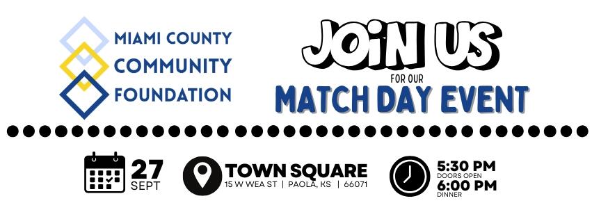 Campaign cover image for Miami County Community Foundation Match Day Event