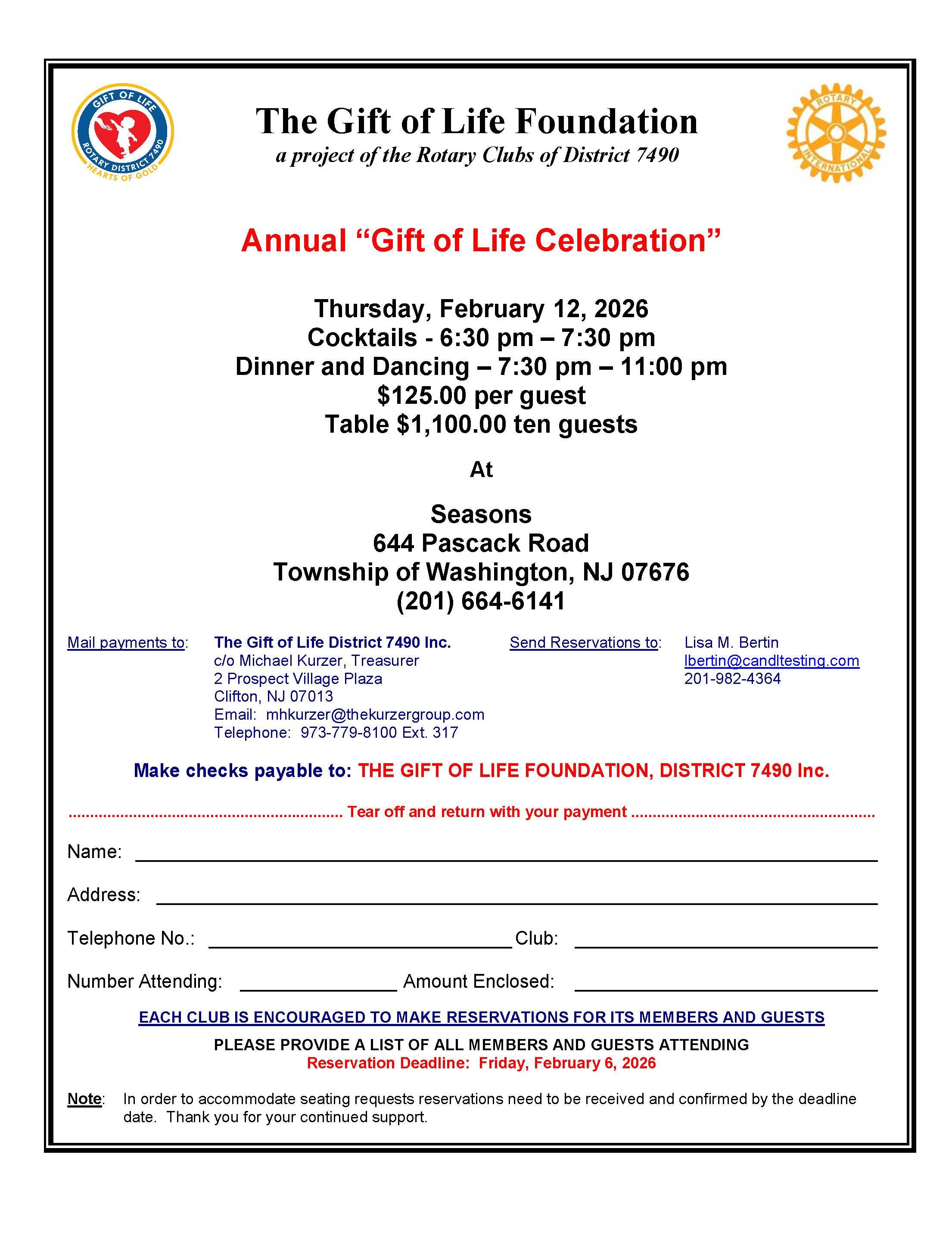 Campaign cover image for 2026 Gift of Life Celebration Dinner