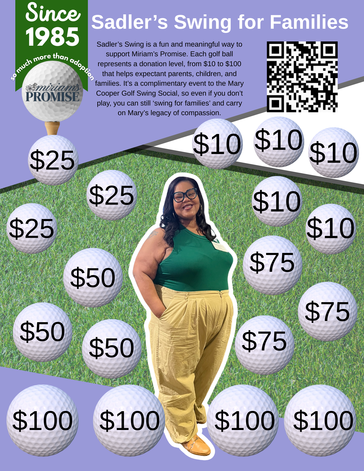 Campaign cover image for Sadler's Swing for Families