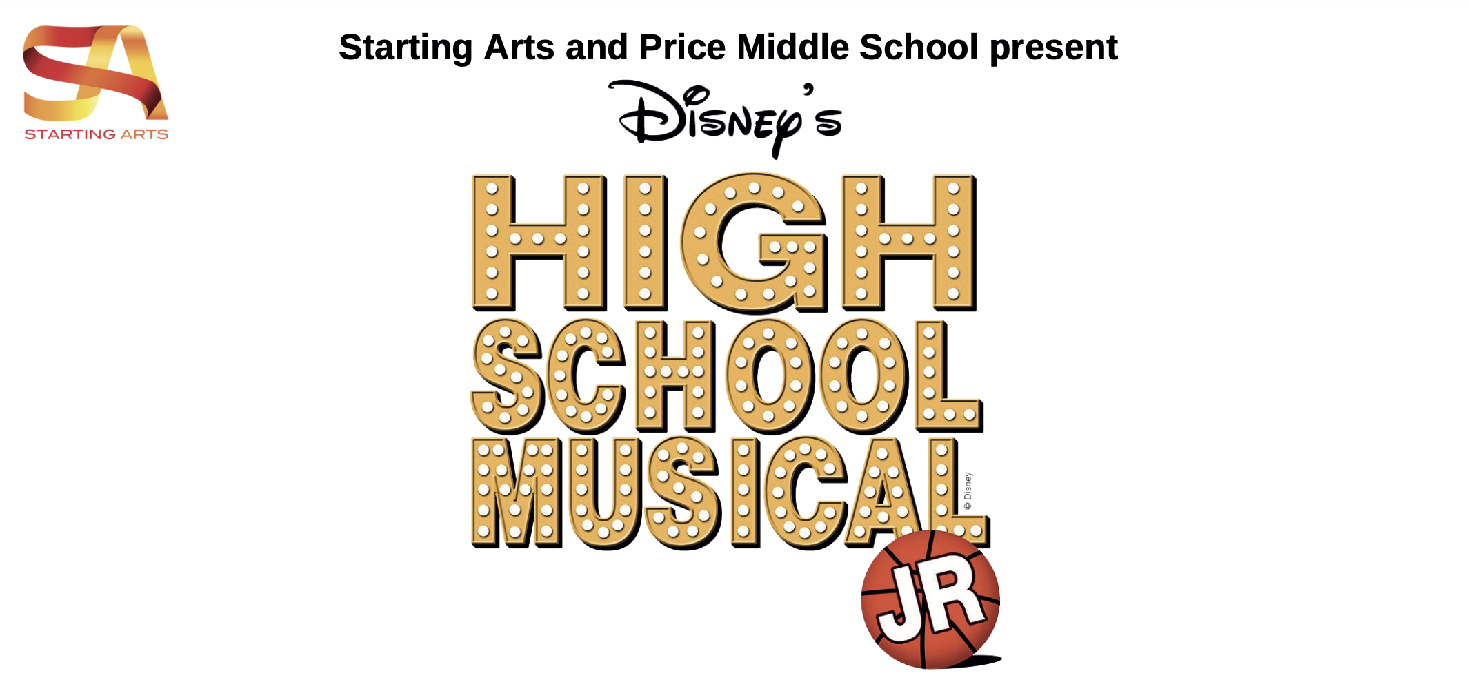 Campaign cover image for "High School Musical Jr." at Price Middle School