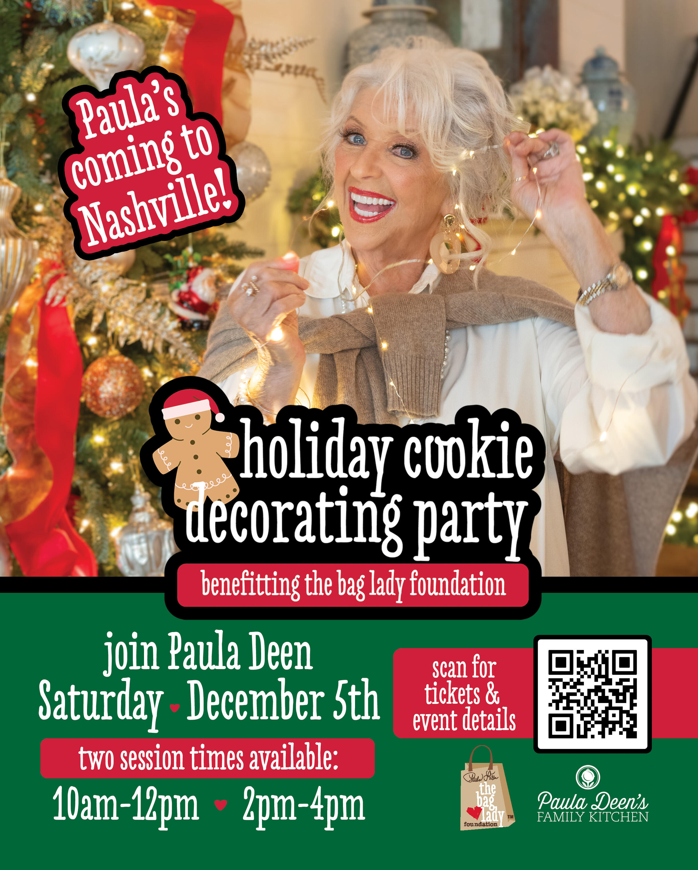 Campaign cover image for Paula Deen's Holiday Cookie Party