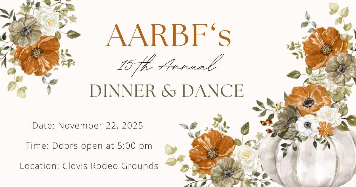 Campaign cover image for 2025 AARBF's Dinner & Dance
