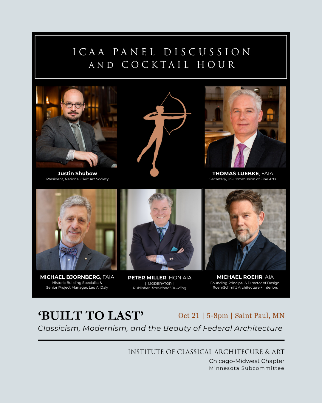 Campaign cover image for Built to Last: Classicism, Modernism, and the Beauty of Federal Architecture; A conversation on style, permanence, and the buildings that represent us