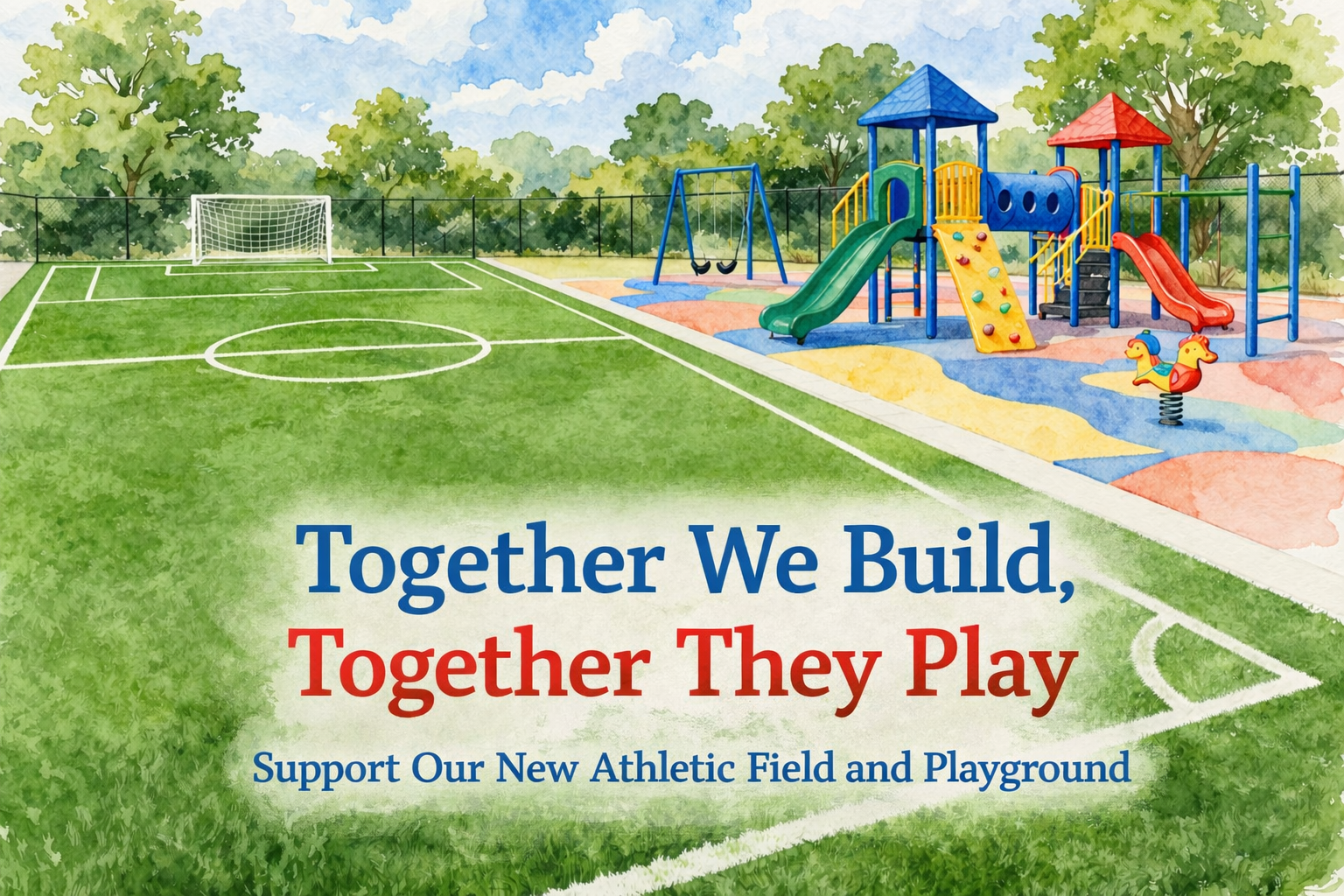 Campaign cover image for Together We Build, Together They Play