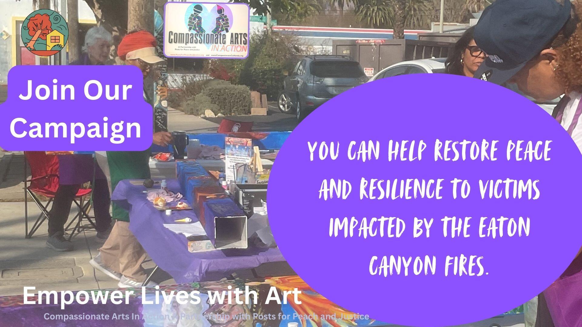 Campaign cover image for The Road To Recover Rebuilding  with Compassionate Artist