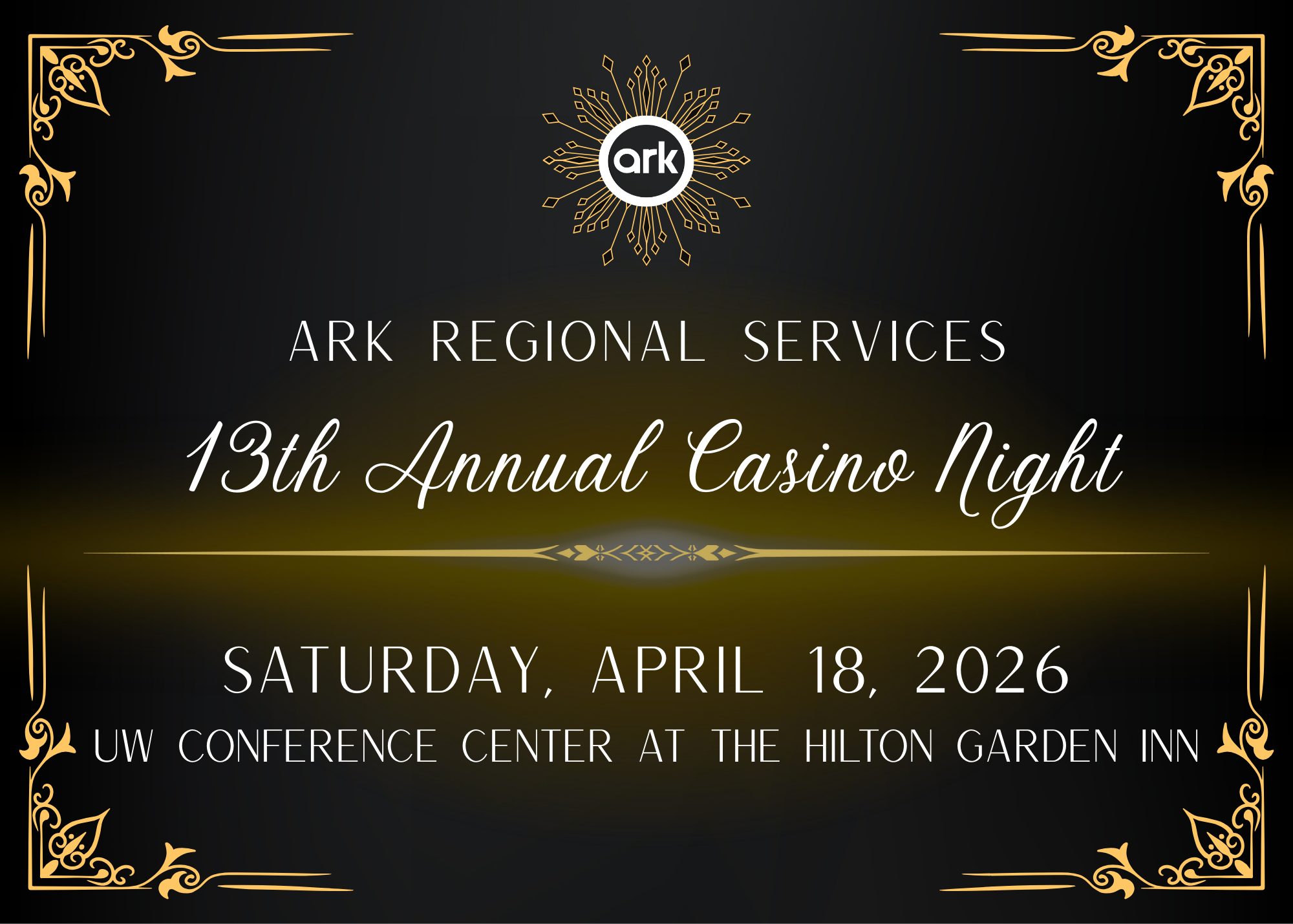 Campaign cover image for Ark's 13th Annual Casino Night Fundraiser