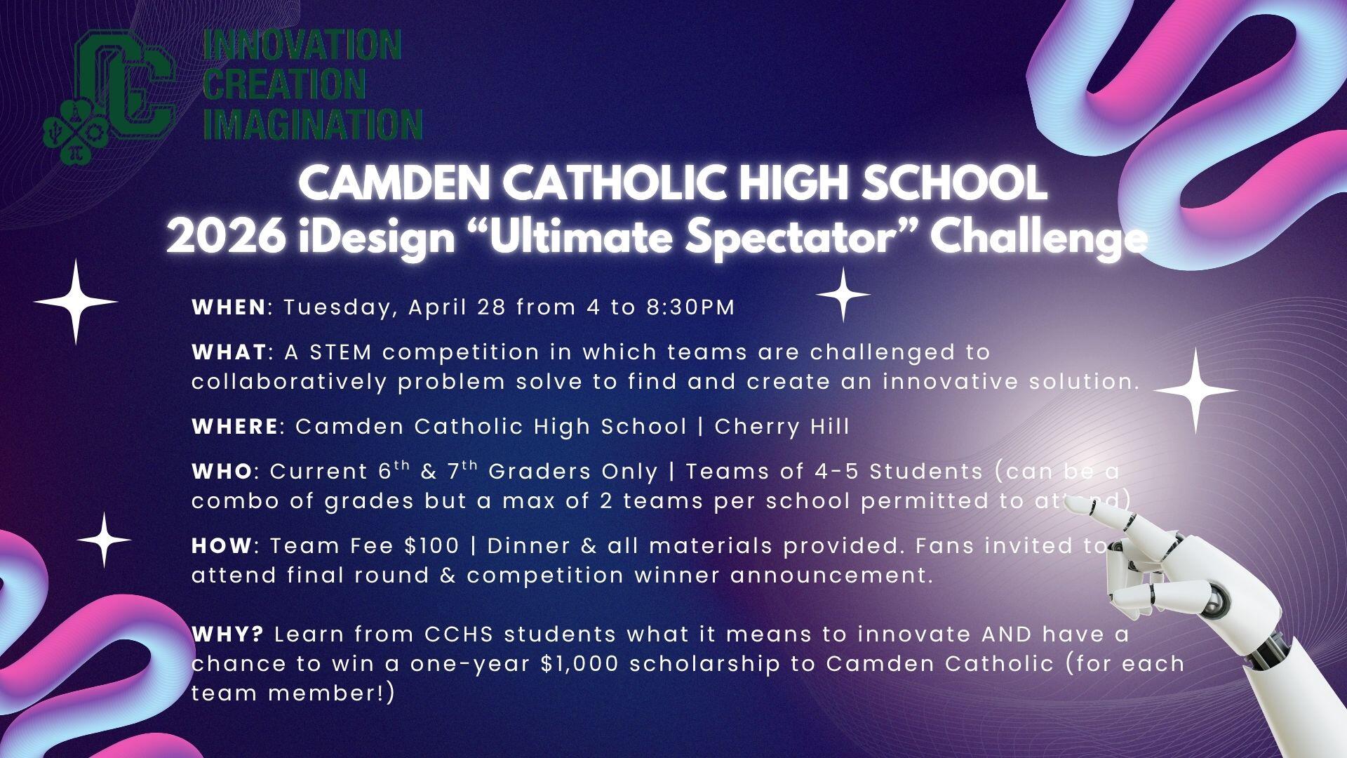 Campaign cover image for iDesign Middle School Challenge 2026