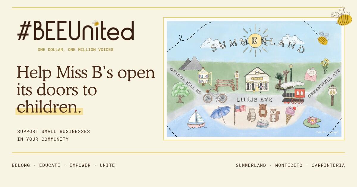 Campaign cover image for Help Miss B's Open Its Doors to Children
