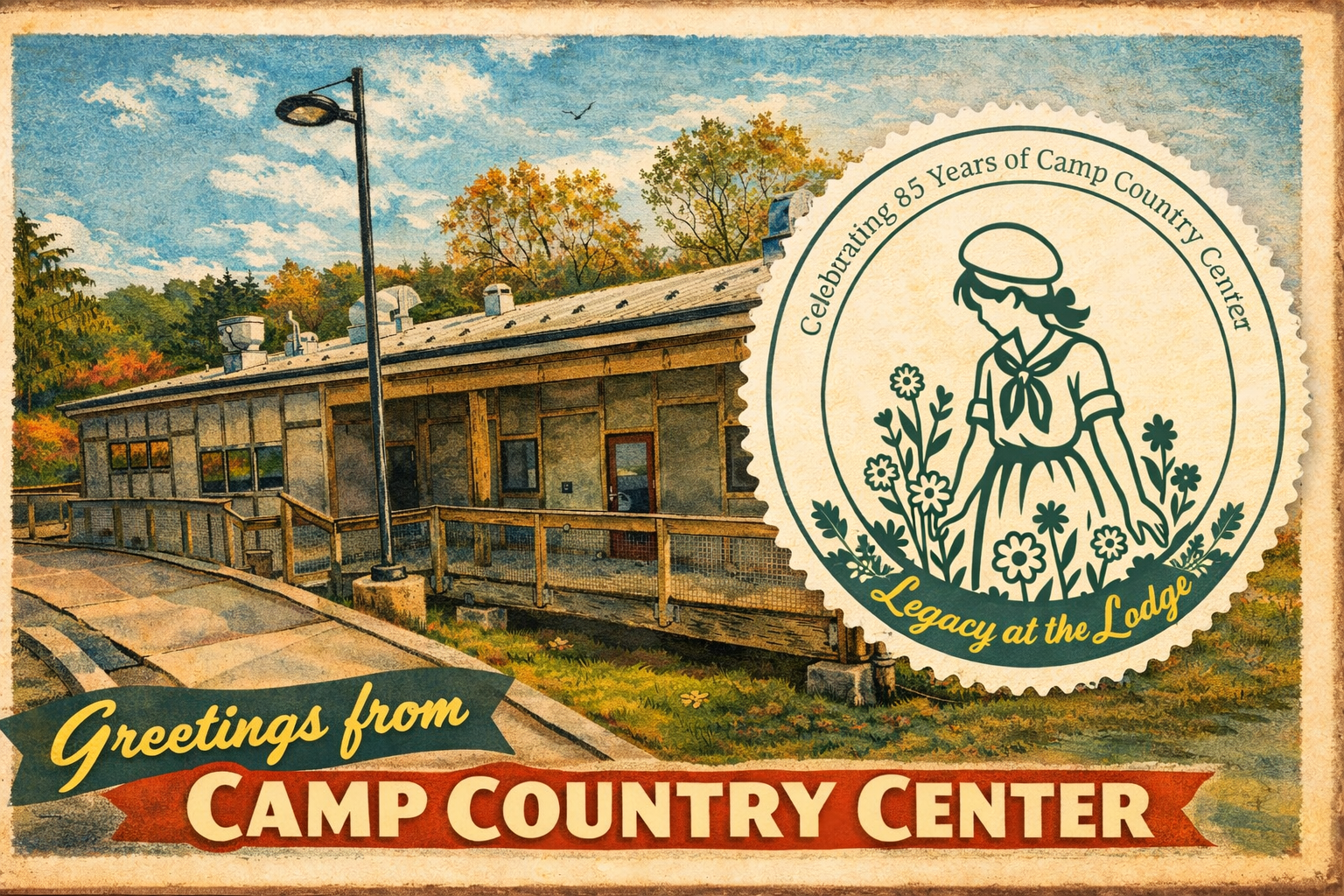 Campaign cover image for Legacy at the Lodge, Celebrating 85 Years of Camp Country Center