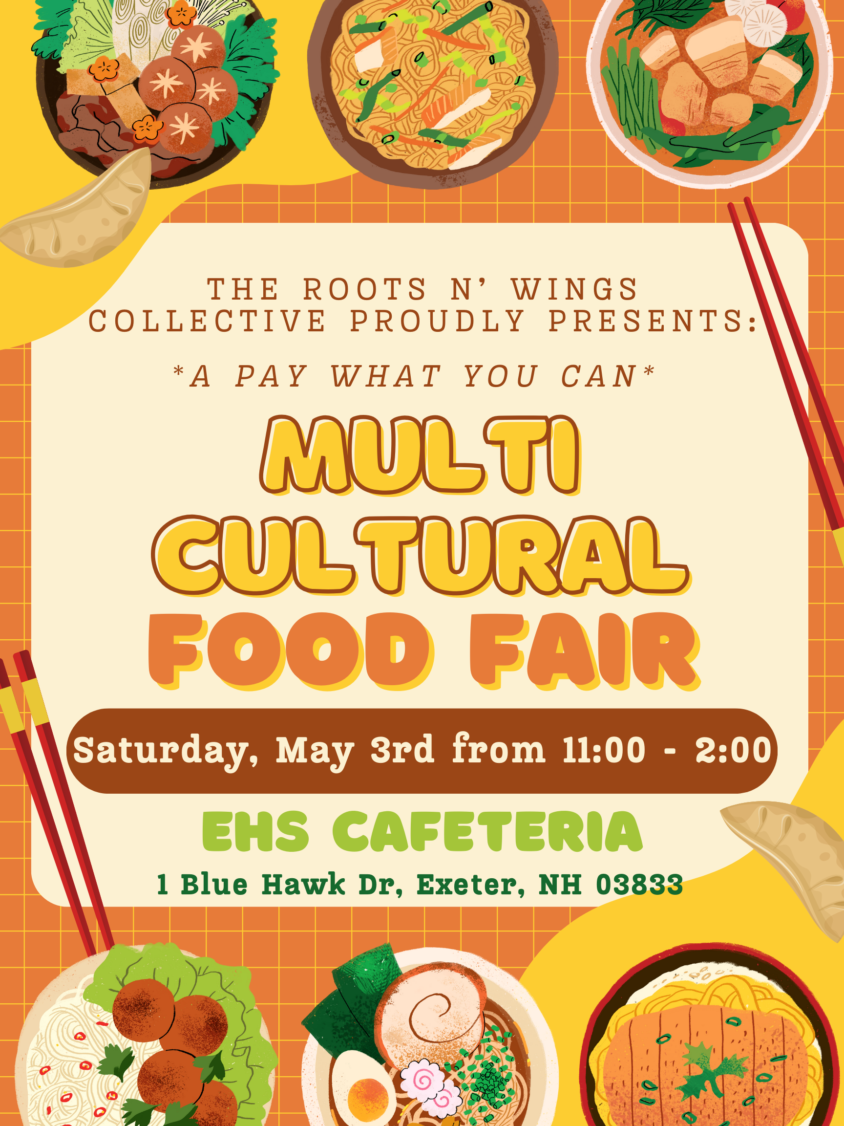 Campaign cover image for Roots N Wings Multicultural Food Fair