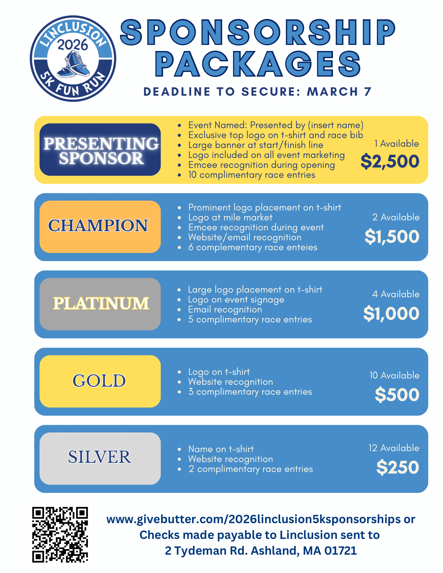 Campaign cover image for Linclusion 5k 2026