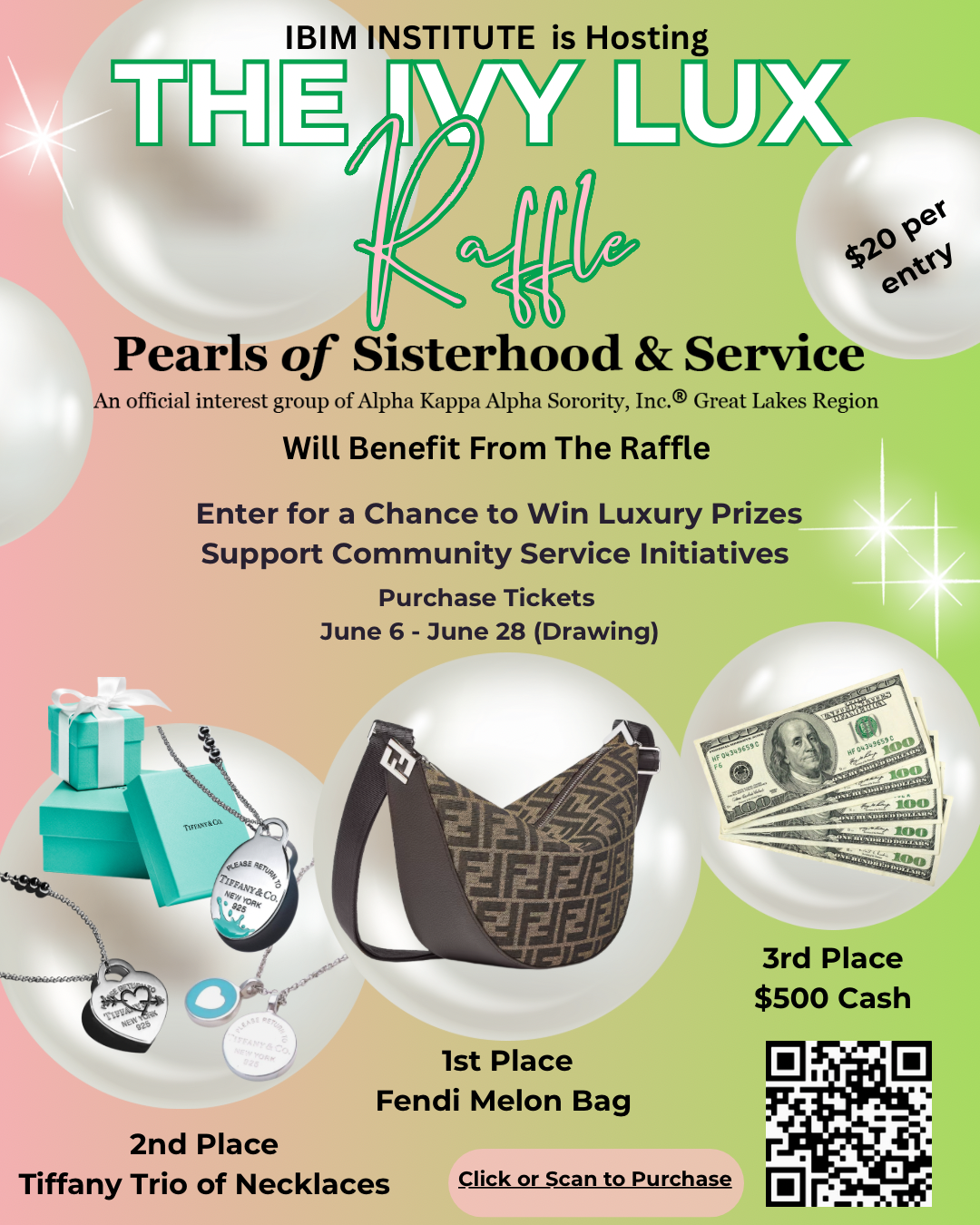 Campaign cover image for The Ivy Lux Raffle