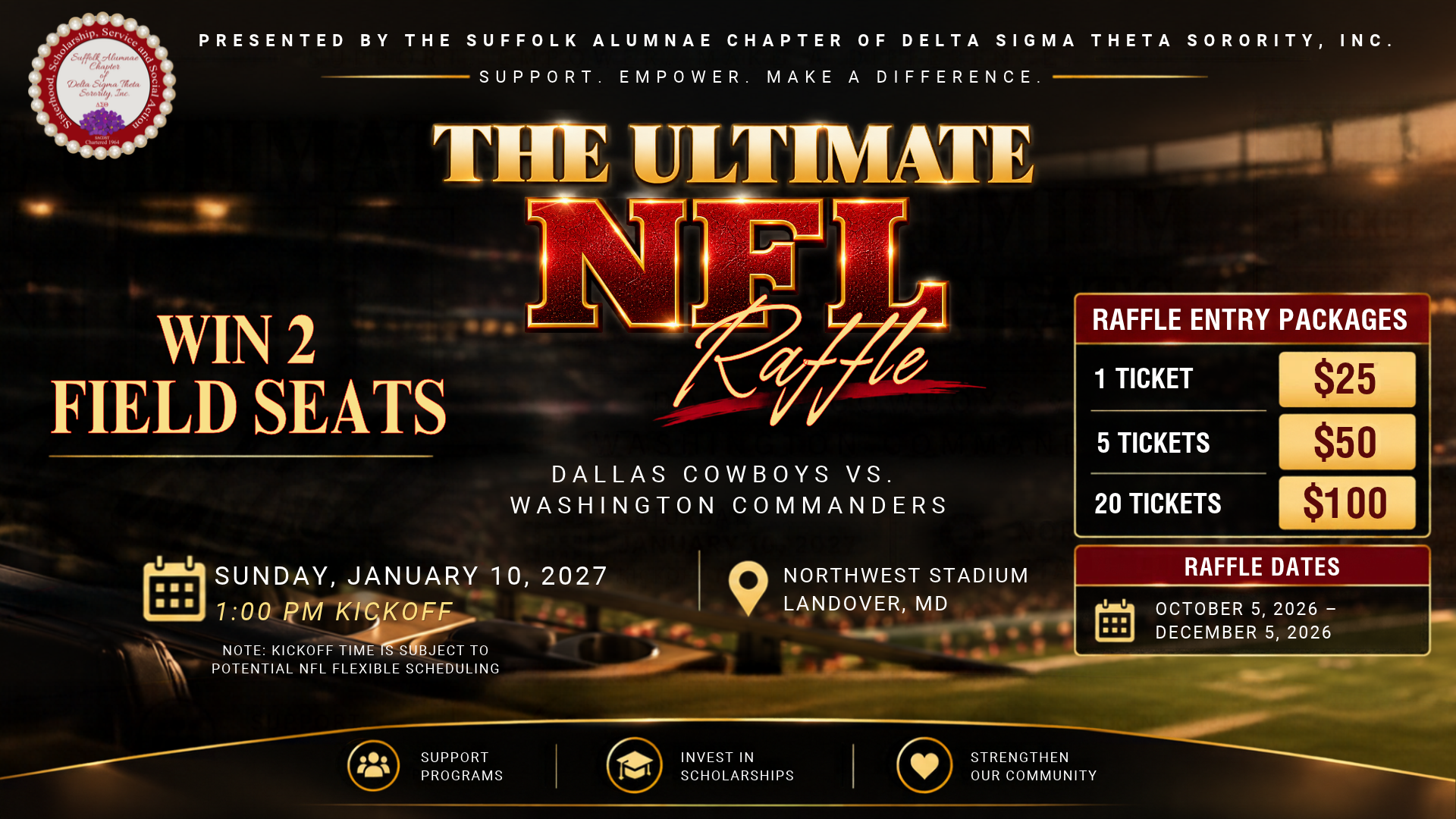 Campaign cover image for The Ultimate NFL Raffle