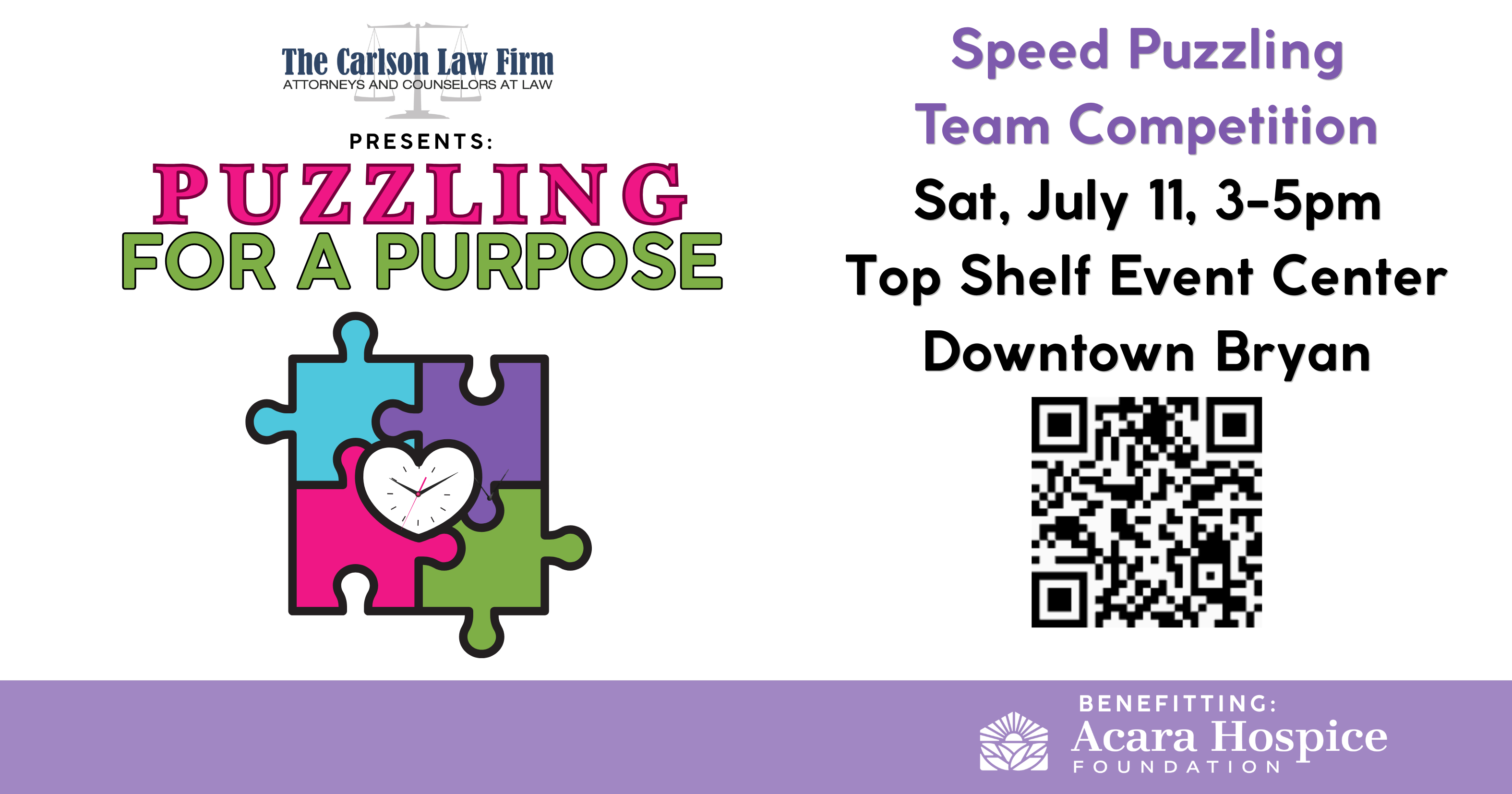 Campaign cover image for Puzzling for a Purpose-July 2026