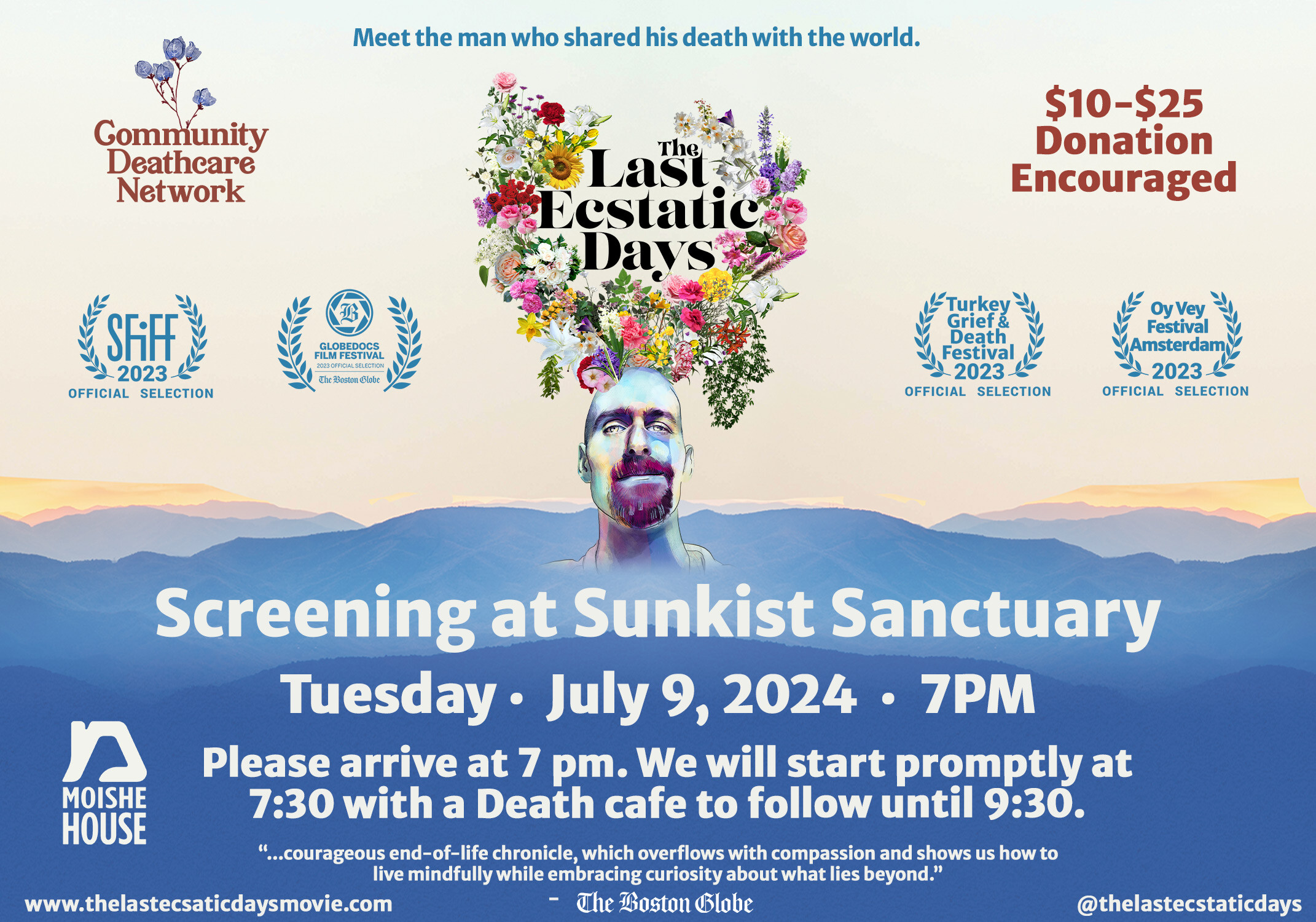 Campaign cover image for "The Last Ecstatic Days" Screening at Sunkist Sanctuary