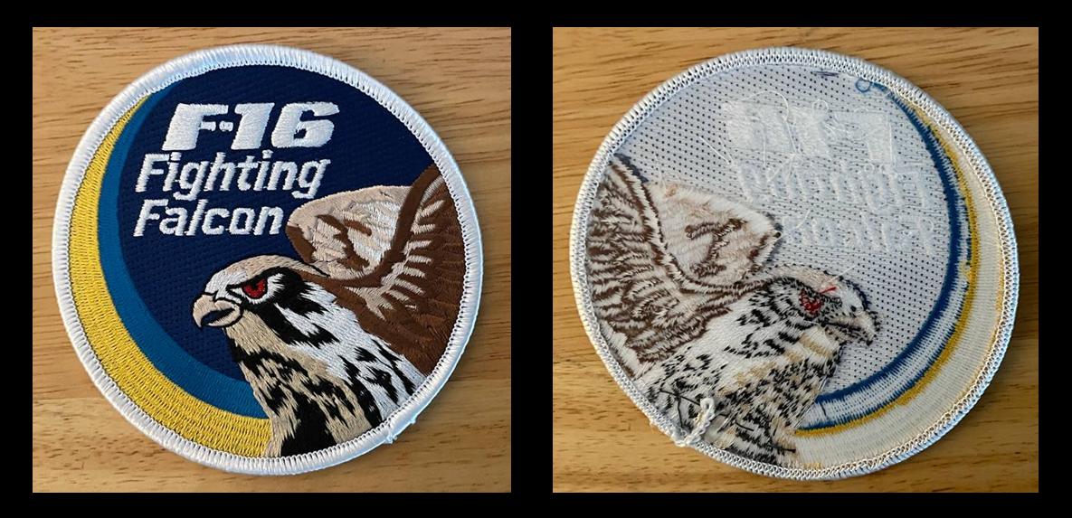 Campaign cover image for $2 Tuesday Raffle: Souvenir F-16 patch proudly displaying Ukraine's blue and yellow