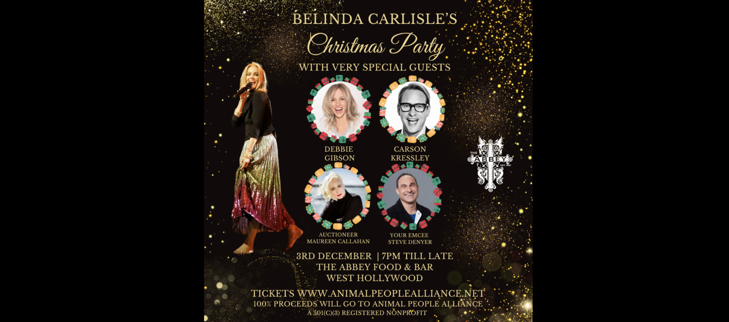 Campaign cover image for Belinda Carlisle's Christmas Party 2026