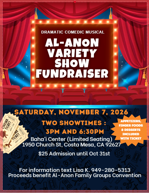 Campaign cover image for Al-Anon Variety Show Fundraiser