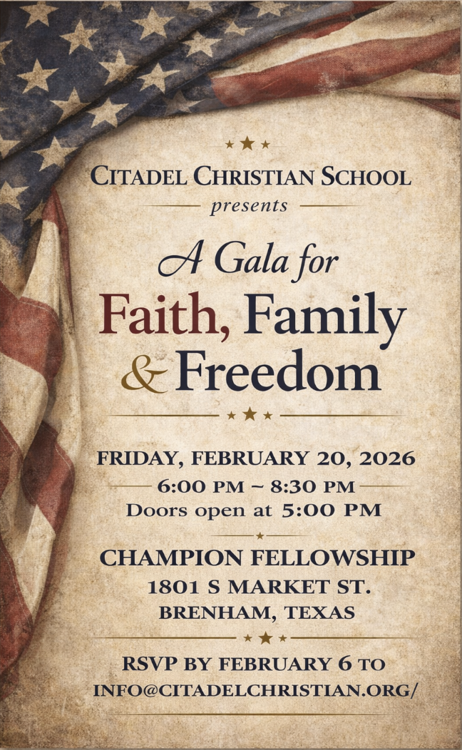 Campaign cover image for 2026 Citadel Christian School Gala