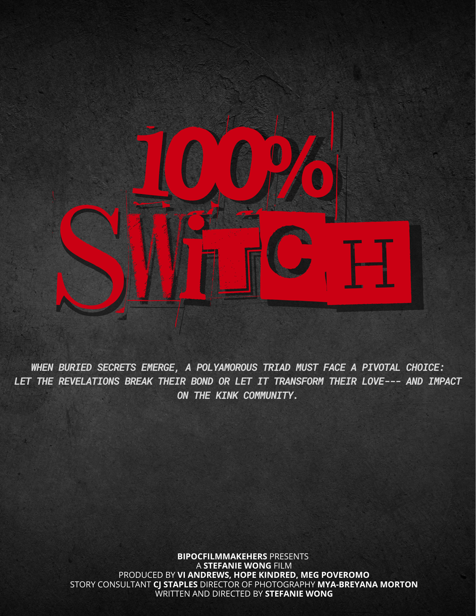 Campaign cover image for 100% Switch: A Bold, BIPOC-Led Drama Exploring Queer, Kinky, Poly, and Neurodivergent Lives