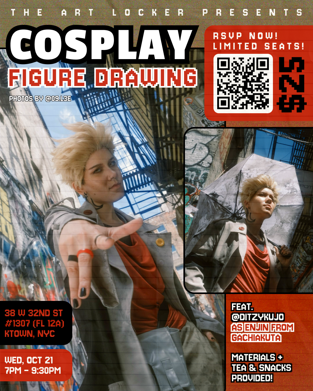 Campaign cover image for Cosplay Figure Drawing 10/21