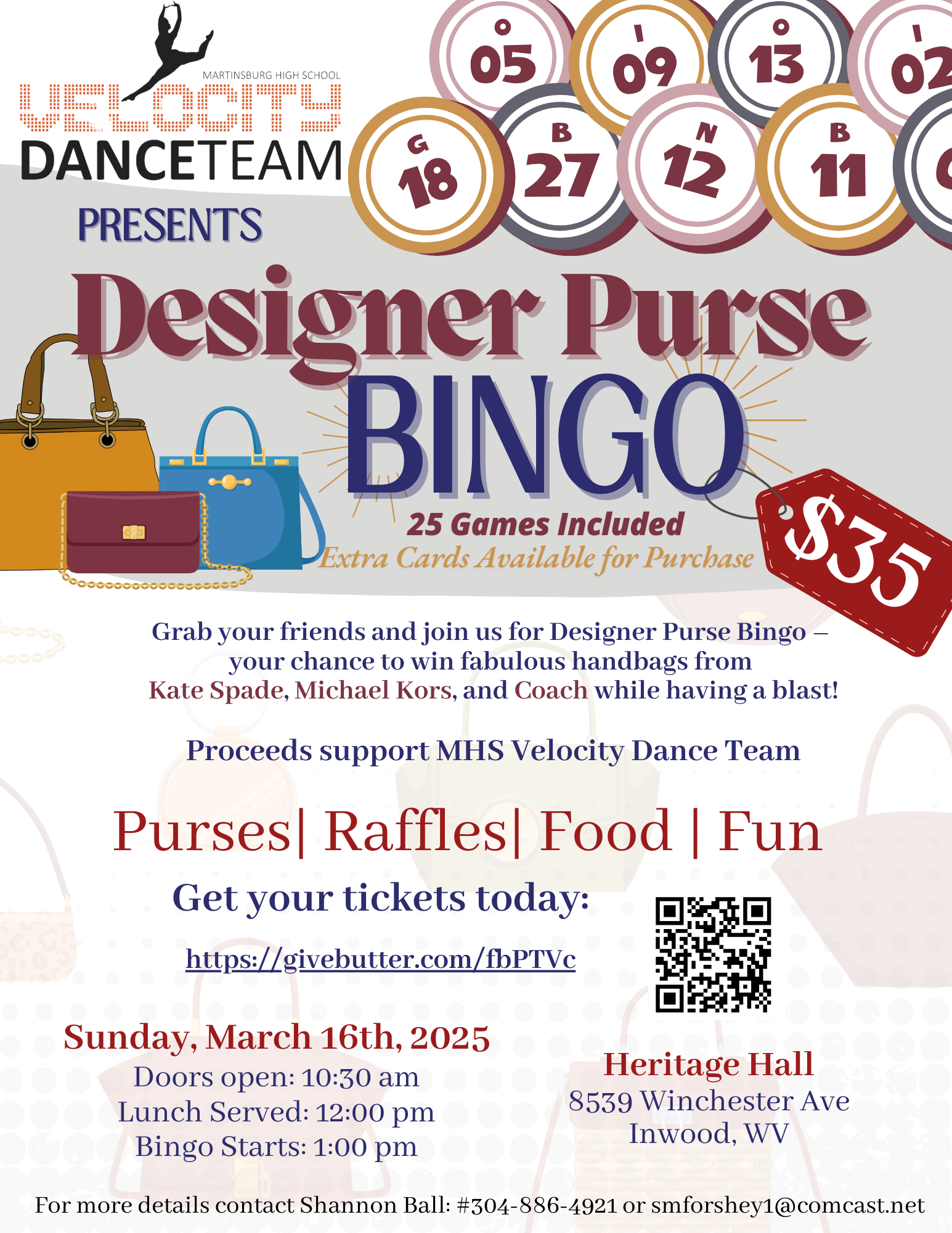 Campaign cover image for MHS VDT Purse Bingo