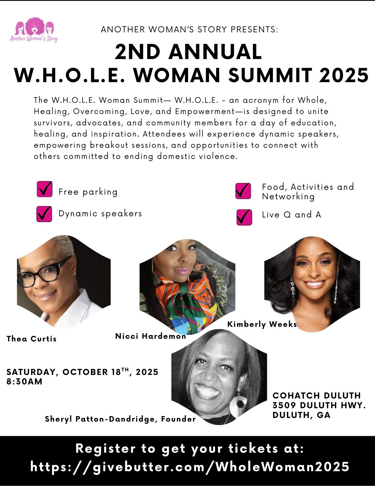 Campaign cover image for W.H.O.L.E. Woman Summit 2025