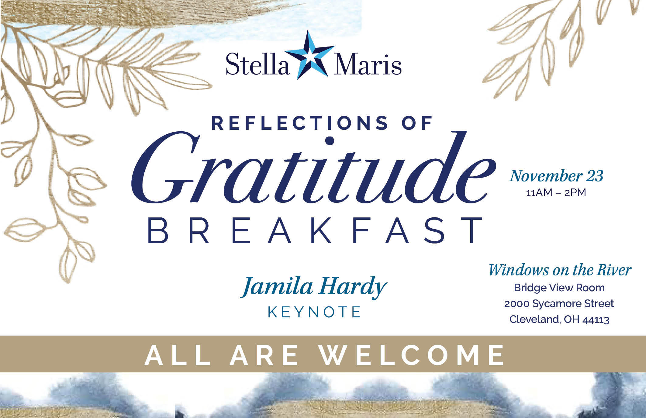 Campaign cover image for Stella Maris Reflections of Gratitude Breakfast 2025