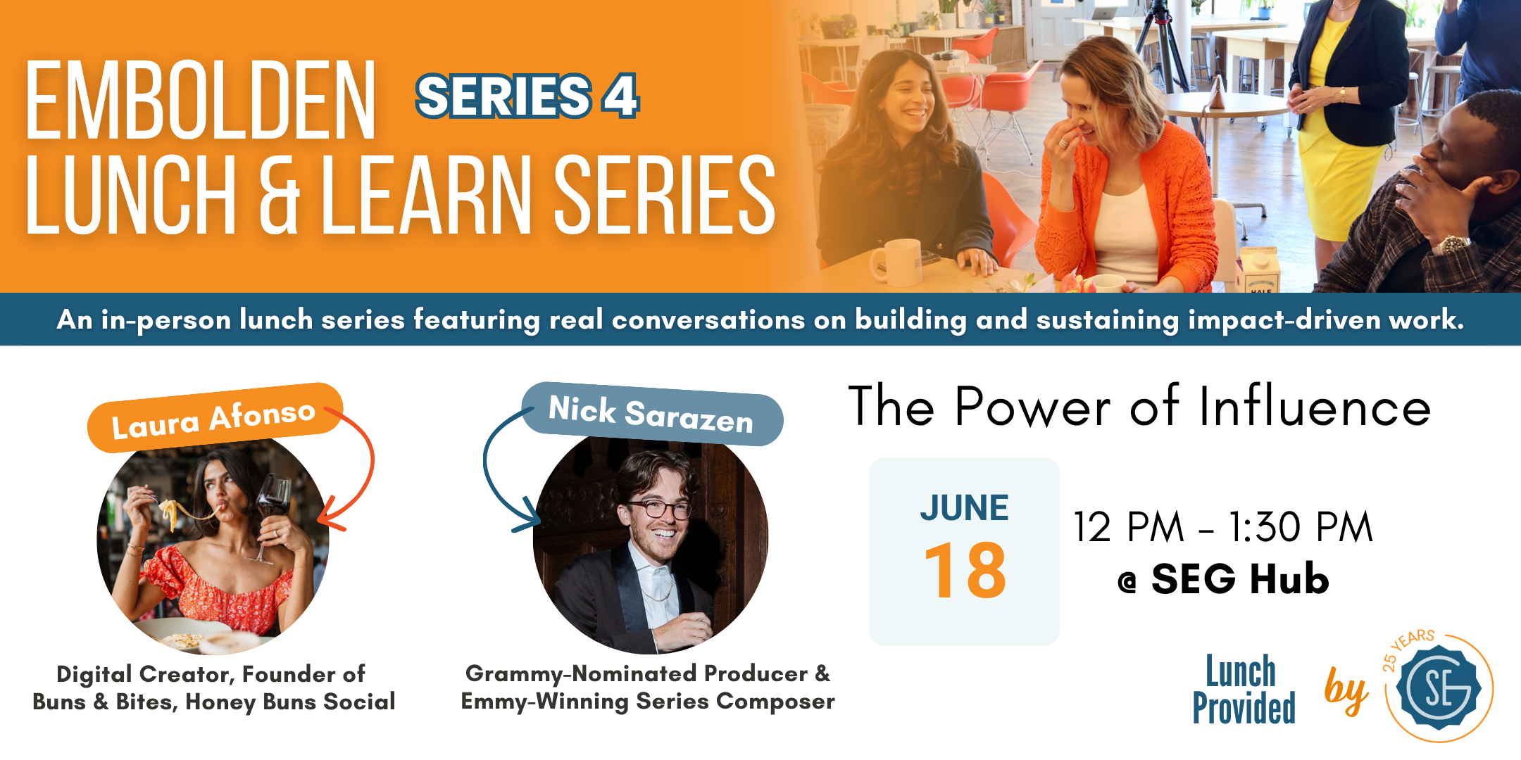 Campaign cover image for Embolden Lunch & Learn Series: The Power of Influence