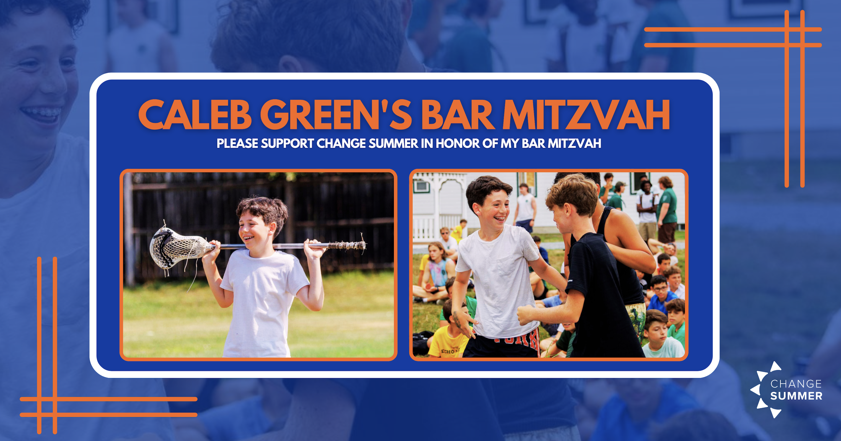 Campaign cover image for CALEB GREEN'S BAR MITZVAH