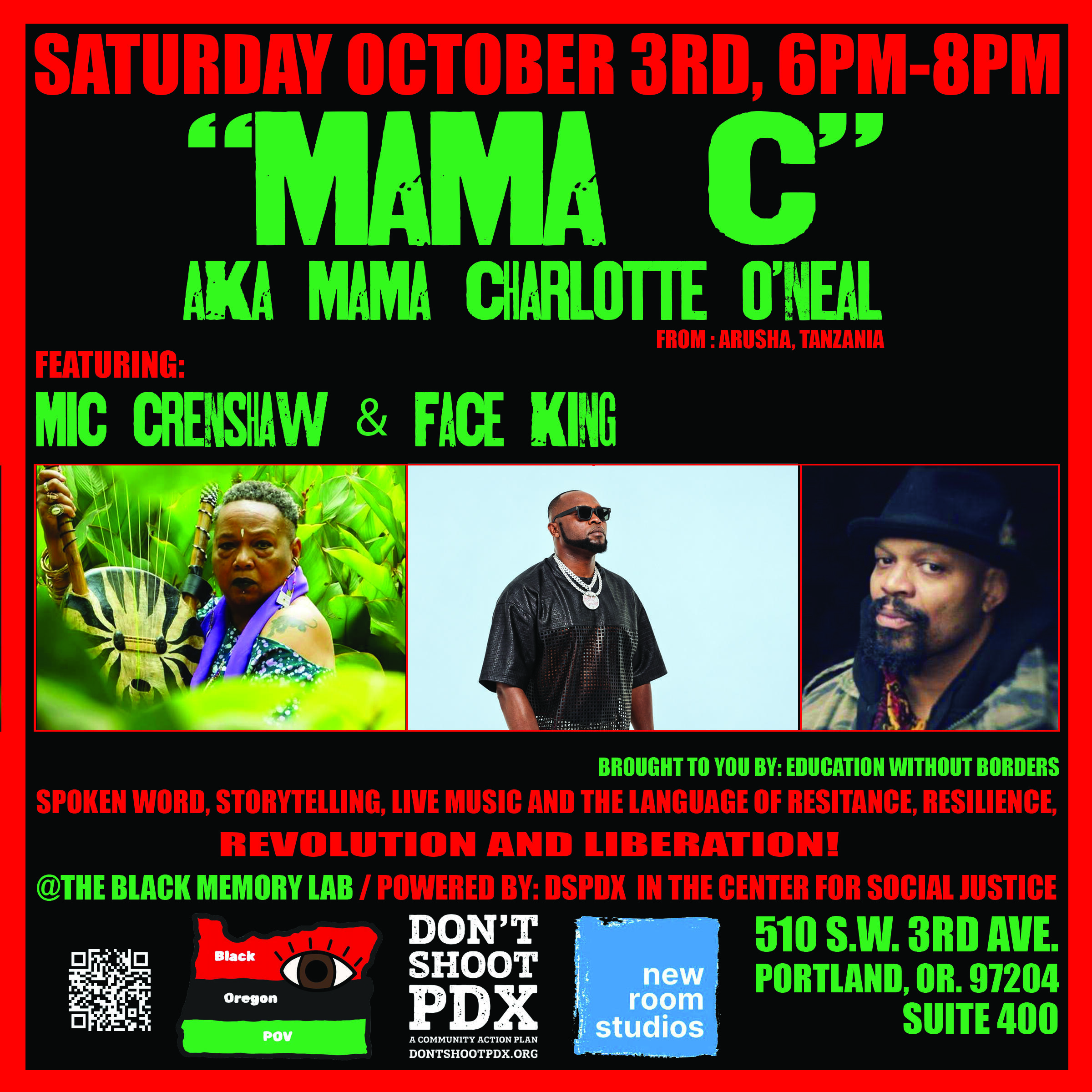 Campaign cover image for Mama C: Revolution and Liberation! event