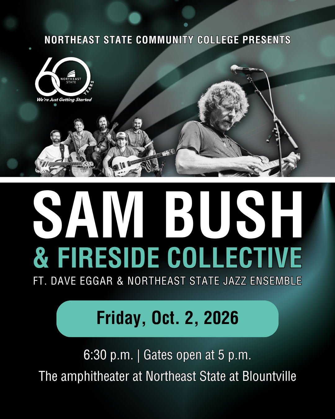 Campaign cover image for Sam Bush @ Northeast State