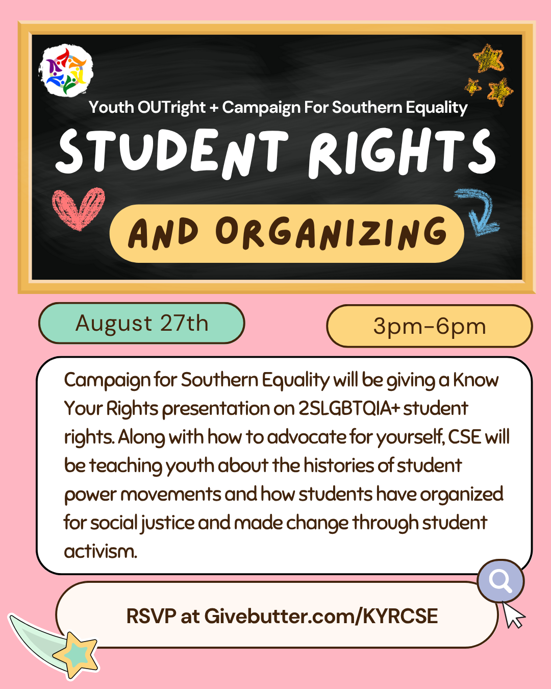 Campaign cover image for Know Your Rights as 2SLGBTQIA+ Students with Campaign for Southern Equality