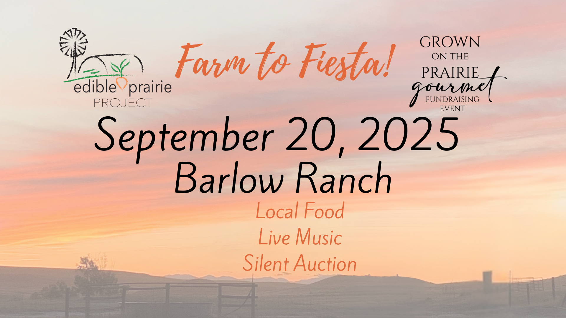 Campaign cover image for 4th Annual Grown on the Prairie Gourmet