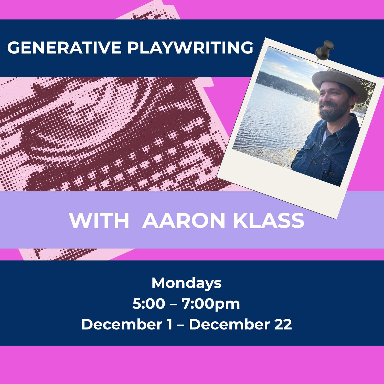 Campaign cover image for Generative Playwriting w/ Aaron Klass