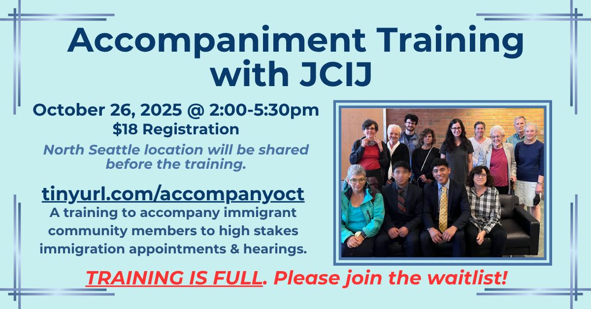 Campaign cover image for Accompaniment Training for New Volunteers - Oct 26th!
